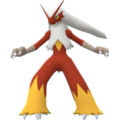 Imagen de Blaziken variocolor macho en Pokémon Diamante Brillante y Pokémon Perla Reluciente