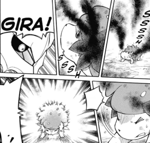 Shaymin usando Fulgor Semilla en el MP11.