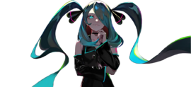 Diseño de Hatsune Miku Cintia en Champion.