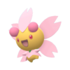 Imagen de Cherrim soleado variocolor en Pokémon Diamante Brillante y Pokémon Perla Reluciente