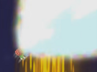 Roselia usando rayo solar.