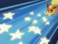 Flareon de Savannah usando velocidad/rapidez.