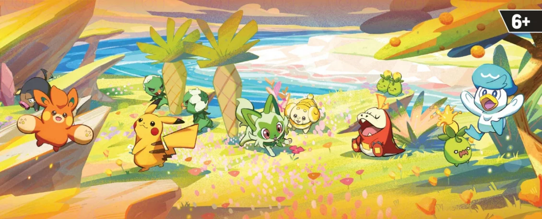 Pokemon Mini Lata - Amigos de Kanto - Pikachu - MP Brinquedos