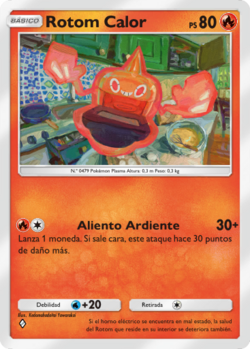 Carta de Rotom Calor