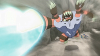 Barbaracle de Saizo usando concha filo.