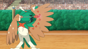 Decidueye de Tilo usando Puntada Sombría.