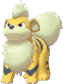 Imagen de Growlithe en Pokémon Espada y Pokémon Escudo