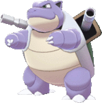 Imagen de Blastoise variocolor en Pokémon Espada y Pokémon Escudo