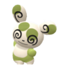 Imagen de Spinda variocolor en Pokémon Diamante Brillante y Pokémon Perla Reluciente