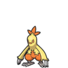 Icono de Combusken en Pokémon Escarlata y Púrpura