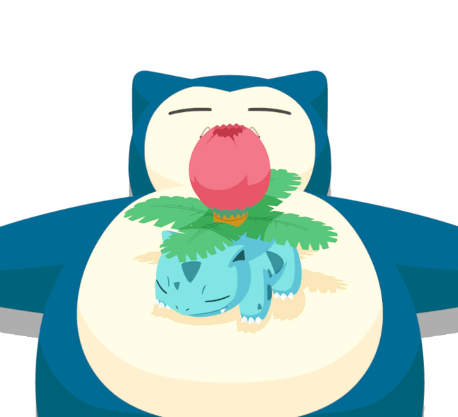 Archivo:Ivysaur sobre la panza Sleep.png