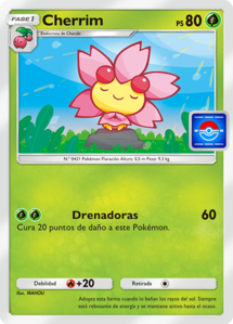 Versión Promo de la carta en las cartas Promo-A