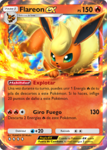 Versión de la carta en Arboleda de Eevee