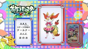 Braixen de Serena.
