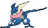 Imagen de Greninja en Pokémon X, Pokémon Y, Pokémon Rubí Omega, Pokémon Zafiro Alfa, Pokémon Sol, Pokémon Luna, Pokémon Ultrasol y Pokémon Ultraluna