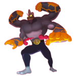 Imagen de Machamp Gigamax en Pokémon HOME