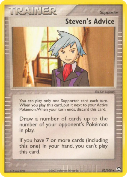 Archivo:Steven's Advice (Power Keepers TCG).png