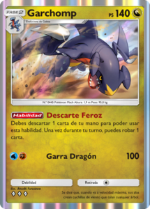 Versión de la carta en Pugna Espaciotemporal