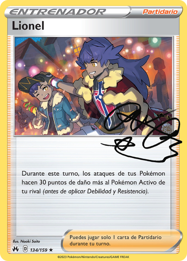 Lionel (TCG) - WikiDex, la enciclopedia Pokémon
