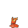 Icono de Slugma en Pokémon Escarlata y Púrpura
