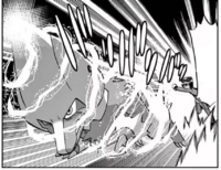 Manectric de X usando voltio cruel.