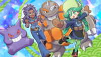 Ilustración de Cloe junto a Wasabi.