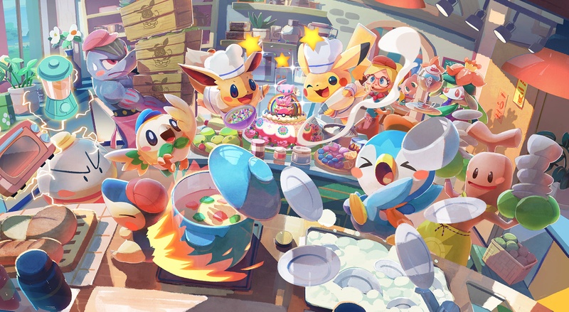 Archivo:Artwork Pokémon Café ReMix.jpg