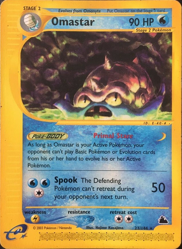 Omastar (Skyridge TCG) - WikiDex, la enciclopedia Pokémon
