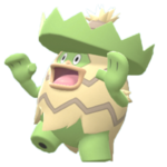 Imagen de Ludicolo hembra en Pokémon Diamante Brillante y Pokémon Perla Reluciente