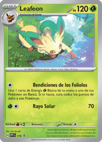 Carta promo de Leafeon