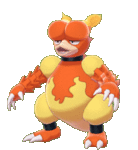 Imagen de Magmar en Pokémon Espada y Pokémon Escudo