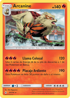 Carta de Arcanine