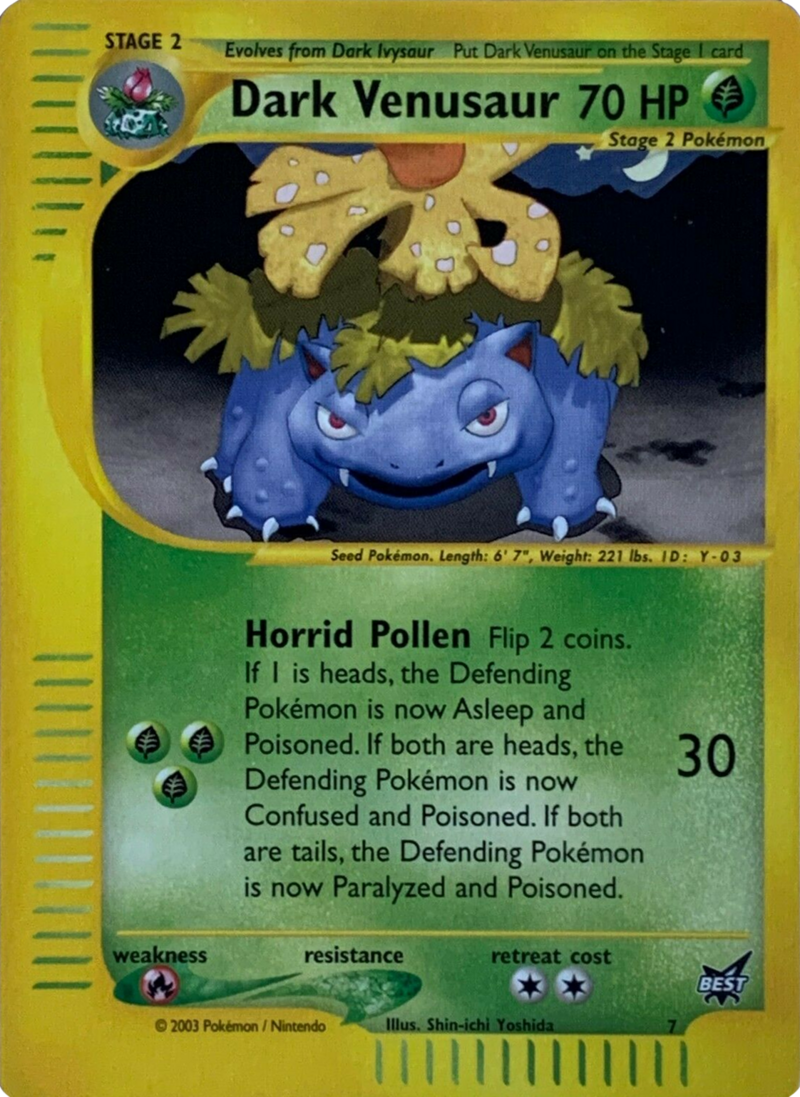 Dark Venusaur (Best of Game TCG) WikiDex, la enciclopedia Pokémon