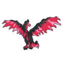 Icono de Moltres de Galar en Pokémon Escarlata y Púrpura