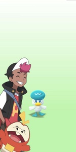 Fuecoco y Rod en las fotos/instantáneas.