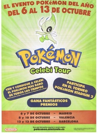 Cartel promocional del Celebi Tour.