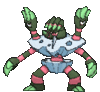Imagen de Barbaracle variocolor en Pokémon X, Pokémon Y, Pokémon Rubí Omega, Pokémon Zafiro Alfa, Pokémon Sol, Pokémon Luna, Pokémon Ultrasol y Pokémon Ultraluna