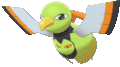 Imagen de Xatu variocolor hembra en Pokémon Espada y Pokémon Escudo