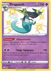 Carta Pokémon Dragapult VMAX - Destinos Brillantes, Promo De Estrella Negra, Arte Completo, Intercambio