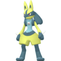 Imagen de Lucario en Pokémon Diamante Brillante y Pokémon Perla Reluciente