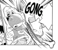 Marowak usando hueso palo.