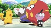 PK16 Darumaka, Drilbur y Gothita junto a Pikachu.jpg