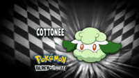 Cottonee en el segmento "¿Quién es ese Pokémon?/¿Cuál es este Pokémon?"