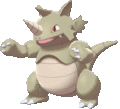 Imagen de Rhydon variocolor macho en Pokémon Espada y Pokémon Escudo