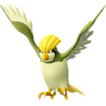 Imagen de Pidgeotto variocolor en Pokémon: Let's Go, Pikachu! y Pokémon: Let's Go, Eevee!