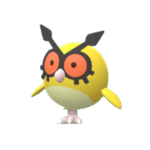 Imagen de Hoothoot variocolor en Pokémon Diamante Brillante y Pokémon Perla Reluciente