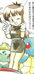 Verde en el manga Pokémon Craft DX.