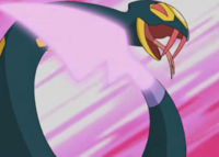 Seviper usando cola venenosa.