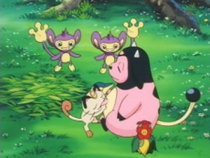 Un Miltank usando batido.