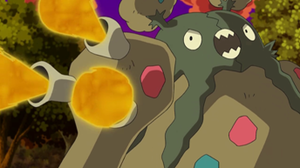 Garbodor usando bomba ácida.